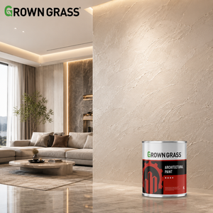 Pintura Acrílica para Interiores con Efecto Terciopelo y Brillo Metálico GROWNGRASS, Aplicación con Brocha - Product Image 3