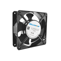 WELLSUNFAN-Ventilateur de refroidissement haute tension personnalisé Ac12038, 4 pouces, 5 pouces, 220v, 120x120x38mm, 5 feuilles