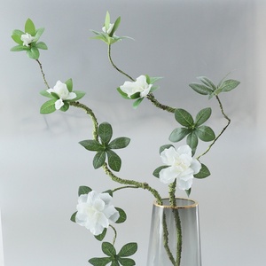 Ramo di Azalea in Schiuma Elastica Morbida ad Alta Simulazione, Design Flessibile per Sfondi Matrimoniali, Ornamenti Artistici e Decorazioni per la Casa - Product Image 2