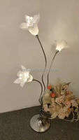 Moderne Luxueux Pissenlit Boule Acrylique Pendentif Fer Plaqué Mariage Lampes Suspendues Lumineux Route Plomb Lumière de Scène pour AC Power