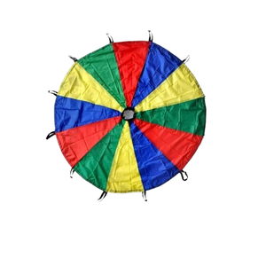 Bambini in poliestere <span class=keywords><strong>arcobaleno</strong></span> paracadute giocattolo <span class=keywords><strong>tenda</strong></span> per la ginnastica gioco cooperativo e attività di parco giochi all'aperto - Product Image 4