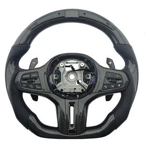 Hot Products Carbon Fibre Leather LED Blue Stitching Steering <b>Wheel</b> for BMW G20 G30 G01 3 Series 5 Series Car Steering <b>Wheel</b> - Product Image 1
