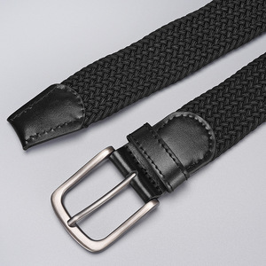 Cintura Elastica Intrecciata Regolabile in Poliestere/Gomma con Logo Personalizzato per Uomo e Donna, Ideale per Pantaloni da Golf - Product Image 4