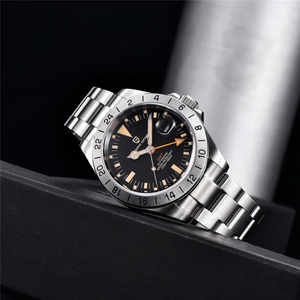 PAGANI DESIGN 1693 Brand Men's <b>Watch</b> Automatic Mechanical <b>Watch</b> GMT Stainless Steel Business Waterproof <b>Watch</b> - Product Image 3