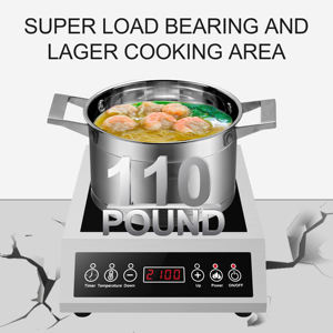 Honeyson HC-TB3502 Plaque de cuisson à <span class=keywords><strong>induction</strong></span> professionnelle 3500W en acier inoxydable de qualité 304, étanche, 220V, cuisinière de cuisine tactile - Product Image 3