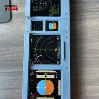 Simulador de Vuelo Airbus A320, Pantalla LCD, Equipo de Control, Panel de Vuelo Simulado Compatible con X-Plane/PMDG737/zibo737