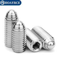 Vis à bille en acier inoxydable 304, vis à ressort à six pans creux avec bille M3-M16 pour positionnement