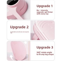 Alat Latihan Otot Panggul Yoga, Alat Penjepit Kaki, Alat Latihan Kegel Otot PC, Alat Pelangsing Kaki Wanita, Gadget Ajaib, Bahan PP