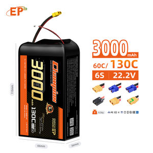 EP Hard Case 100c 130C 2017 6s LiPO Drone Batería 3,7/3,8 V 2500mAh 3000mAh 4000mAh Batería de litio para Mini Rc 10 15 pulgadas FPV UAV - Product Image 1