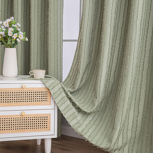 Tenda a strisce per bambini camera da letto trasparente velo tridimensionale tende da soggiorno - Product Image 2