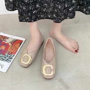 Nuovo Design alla moda scarpe da <span class=keywords><strong>donna</strong></span> in morbida pelle genuina Casual Versatile da <span class=keywords><strong>donna</strong></span> con scarpe basse - Product Image 4