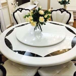 <span class=keywords><strong>Table</strong></span> à <span class=keywords><strong>manger</strong></span> en <span class=keywords><strong>marbre</strong></span> <span class=keywords><strong>noir</strong></span> blanc pliable réglable assemblé extensible pour la maison appartement hôtel ou meubles d'entrée scolaire - Product Image 5