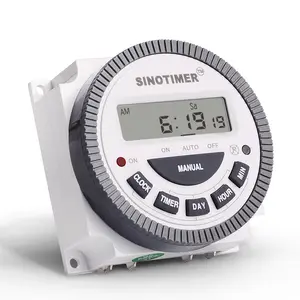 TM619 timing switch 7-day programmable and cyclic intelligent time controller 1 normally open and 1 normally closed