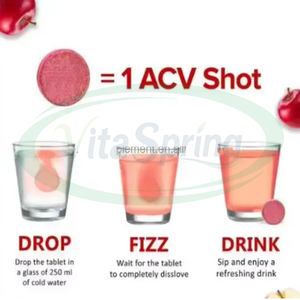 Tabletas Efervescentes de Colágeno VitaSpring OEM, Suplemento Blanqueador de Piel con Vitamina C, Biotina, Tabletas Efervescentes de Colágeno con Vitamina C - Product Image 3