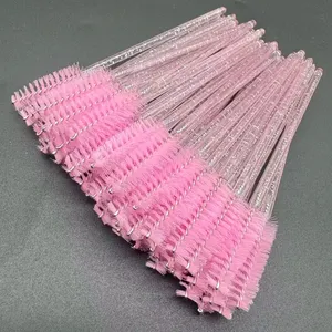 Brosse à ongles jetable en cristal, 50 pièces, double embout, repousse-cuticules, poils synthétiques, outil de beauté professionnel - Product Image 2