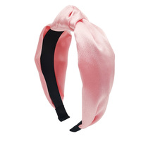 Bandeau noué en satin uni personnalisable |   Directement de l'usine |   Accessoires capillaires quotidiens minimalistes
