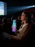 Ensemble de bouteilles d'eau écologiques très vendues avec technologie anti-odeur et options de parfum, idéales pour les voyages, le camping, la randonnée, la natation et la danse