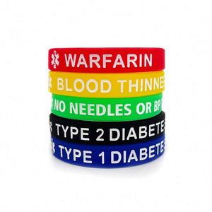 Pulsera de Silicona con Logotipo Médico Life Star /ANTIPRÉSTINOS/ Pulsera de Alerta Médica para Hombres y Mujeres, Pulsera Envolvente de Silicona - Product Image 6