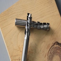 Fraise à queue indexable PCD JANDLI OEM/ODM 60HRC pour le traitement haute performance des panneaux de meubles en bois CNC sans éclats