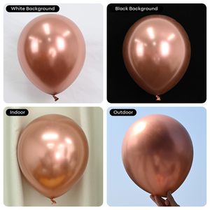 Ensemble <span class=keywords><strong>de</strong></span> 60 ballons rétro en latex rose <span class=keywords><strong>de</strong></span> 12 pouces, kit d'<span class=keywords><strong>arche</strong></span> en métal <span class=keywords><strong>de</strong></span> couleur chromée pour baby shower et décorations d'Halloween - Product Image 5