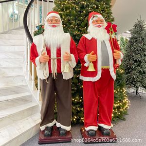 Decorazioni Natalizie Cantanti e Danzanti, Babbo Natale Semi-Meccanico di 1,8 Metri per Hotel e Centri Commerciali - Product Image 2