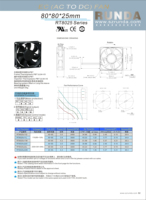 Faible puissance longue durée de vie 8025 silencieux sans balais 80mm Mini ventilateurs de refroidissement 80x80x25 110v 240v refroidisseur d'air industriel ventilateur EC pour armoire