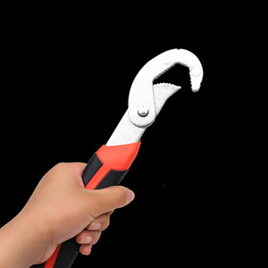 Adjustable Wrench S2 <b>Tool</b> Steel Imperial Inch Single End Anti Slip Handle DIY Multi Purpose Pipe Wrench - Product Image 1