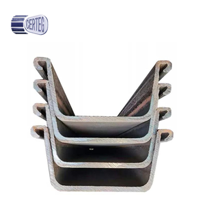 Resistente alla corrosione EN10248 S270GP Z forma 400x95x10mm pila di lamiera di acciaio per parcheggio sotterraneo e puntellamento temporaneo - Product Image 1