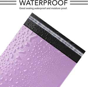 Bolsa de Correo Impermeable de Alta Calidad al por Mayor con Logotipo de Marca Impreso Personalizado, Bolsas de Envío de Plástico de Polietileno Negro para Ropa - Product Image 4