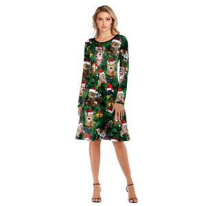 Noël <span class=keywords><strong>mère</strong></span> fille correspondant Sublimation impression <span class=keywords><strong>robe</strong></span> tenues maman et filles prêt à expédier Stock <span class=keywords><strong>pas</strong></span> <span class=keywords><strong>cher</strong></span> <span class=keywords><strong>robe</strong></span> <span class=keywords><strong>de</strong></span> noël - Product Image 2