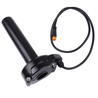 Accélérateur de guidon à commande rotative 3 broches pour vélo électrique, connecteur mâle M8, pour vélos OUXI V8 Fat Tire, Super73, Fatboy