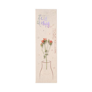 30 Pezzi/confezione Segnalibri a Forma di Fiori per Esprimere Sentimenti Sinceri, Fiori e Piante Retrò, Materiale Decorativo per Biglietti Regalo - Product Image 1
