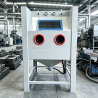 Machine de sablage compacte haute pression portable avec mobilité facilitée pour les chantiers de construction