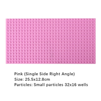 Plaques de base classiques 16*32 points, petites particules, briques en plastique DIY, plaques de base pour blocs de construction, figurines, jouets de construction pour enfants