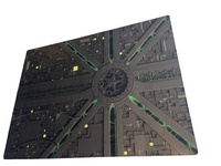 Tapis de jeu de guerre durable, sur mesure et au design personnalisé, imperméable, en néoprène et caoutchouc, terrain de bataille pour jeux de guerre