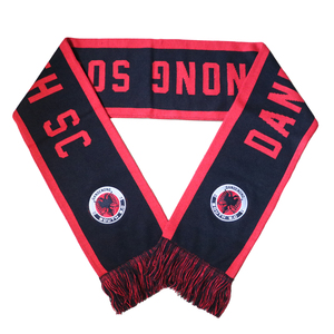 مخصص محبوك الشتاء القبعات الأوشحة والأوشحة لكرة القدم نادي كرة القدم المشجعين طويلة الاكريليك الجاكار مع شعار مطرز - Product Image 4