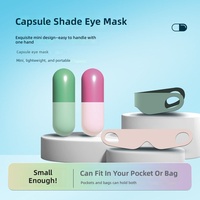 Masque oculaire Shanghuang Wonderful Capsule, matière Spandex respirante et douce pour la peau, masque de sommeil occultant la lumière, couleur Cloud Ink Black
