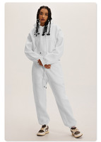 Lcool haute qualité 345GSM polaire coton survêtement 2 pièces à manches longues sweat à capuche et pantalon de survêtement ensemble de survêtement