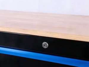 7 दराज औद्योगिक उपकरण ट्रॉली में 312 पीसी उपकरण, लॉक कीड लकड़ी के काम के शीर्ष फिक्स्ड कैस्टर और पावर बार - Product Image 5