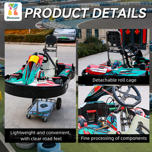 Zhuoyuan 2025 Nuevo diseño de alquiler Go Carts Gas Powered para niños adultos Gasolina Kart Alquiler Go Karting Car para parque temático - Product Image 3