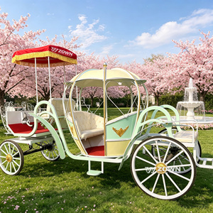 Chariot de princesse électrique de luxe en forme de citrouille, couleur personnalisée, pour cérémonie de mariage, attraction touristique, spectacle commercial - Product Image 1