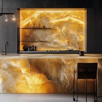 Shinestone OEM/ODM Bar Marmer Backlit Solid Surface Dengan Peralatan Pencahayaan Untuk Komersial, Klub Malam, Restoran Wine, Ruang Bawah Tanah