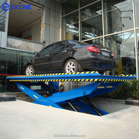 Plateforme élévatrice à ciseaux hydraulique électrique robuste pour showroom 4S, capacité de charge 2000-10000 kg, conception personnalisée pour exposition automobile, facile à utiliser