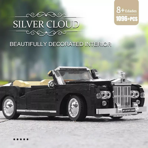 ตัวต่อ Mould King 10006 1096 ชิ้น ชุดรถยนต์ รุ่น 1964RR Silver <span class=keywords><strong>Cloud</strong></span> Sedan ของเล่นตัวต่อแบบเทคนิค ของเล่นเสริมพัฒนาการ ของขวัญเทศกาล - Product Image 6