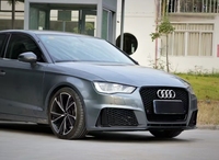 Kit carrosserie style RS3, diffuseur de pare-chocs arrière avec embouts d'échappement quadruples pour Audi A3 S3 8V.5 Facelift 2014-2016 S-Line Sportback Sedan
