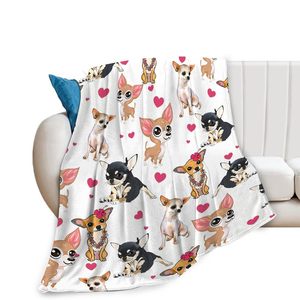 Couverture en flanelle pour chien, couverture de sieste, couverture douillette et chaude, super douce pour les voyages, le camping, impression personnalisée OEM ODM - Product Image 2