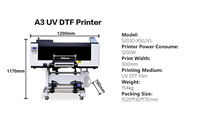 2024 audley mesin cetak digital a3 uv kualitas tinggi untuk casing telepon akrilik kayu kaca mesin cetak UV DTF printer uv
