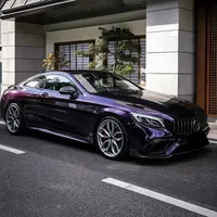 Film de Vinyle Premium Brillant Violet Gentiane pour Voiture, Moto, Autocollant DIY, avec Technologie Air Release et Auto-Réparation, pour Changement de Couleur de Carrosserie