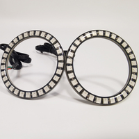 Misunauto 120mm RGB Angel Eyes Kit Lampe LED Multicolore avec Télécommande État Neuf