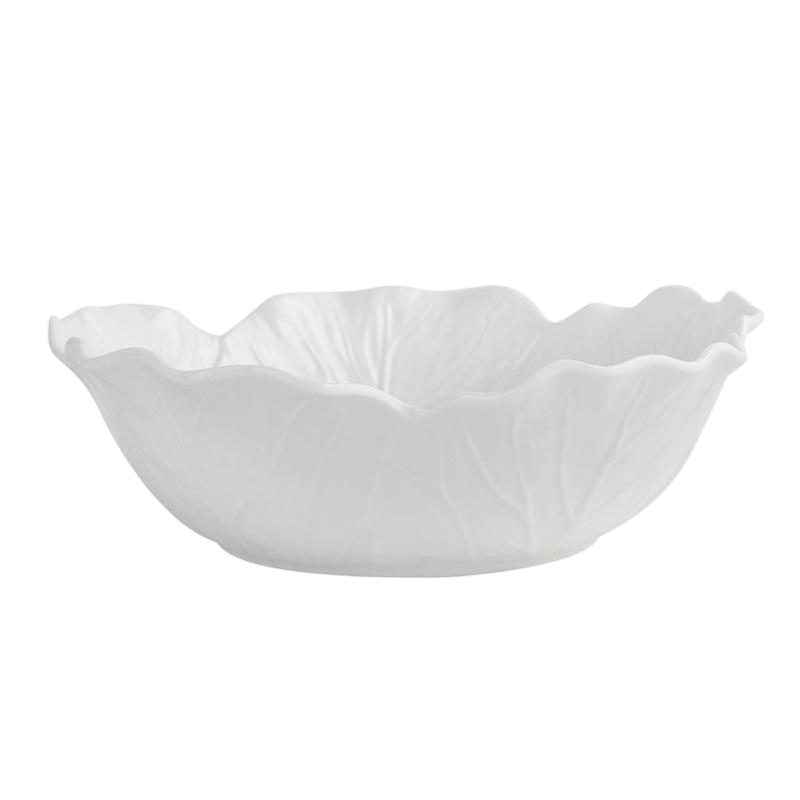 White 9-inch cabbage bowl